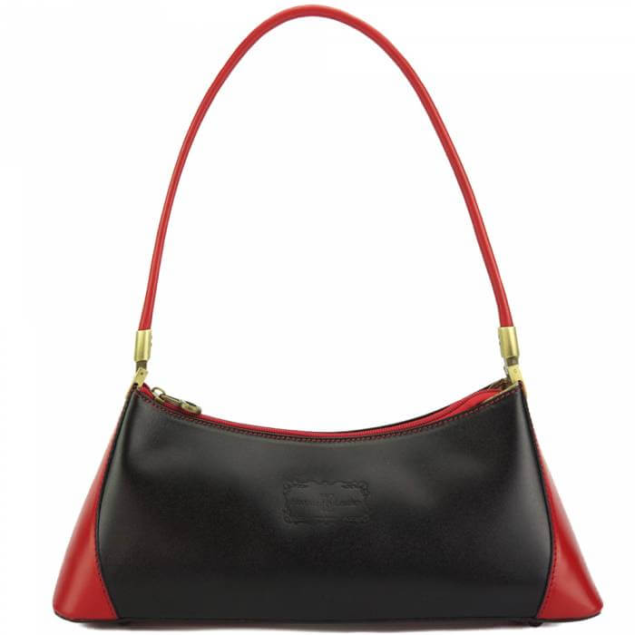 CIARA Leather Color Block Handbag