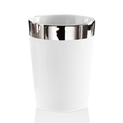 Bone BE 50 Tumbler or Toothbrush Holder by Decor Walther Decor Walther White/Platinum