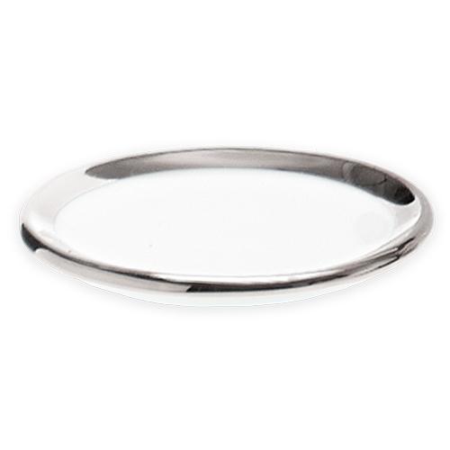 Bone SA L Porcelain Accessories Dish, 5.9" by Decor Walther Bathroom Decor Walther White/Platinum