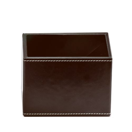 Brownie UB Rectangular Box without Lid, 4.5" by Decor Walther Decor Walther Brown