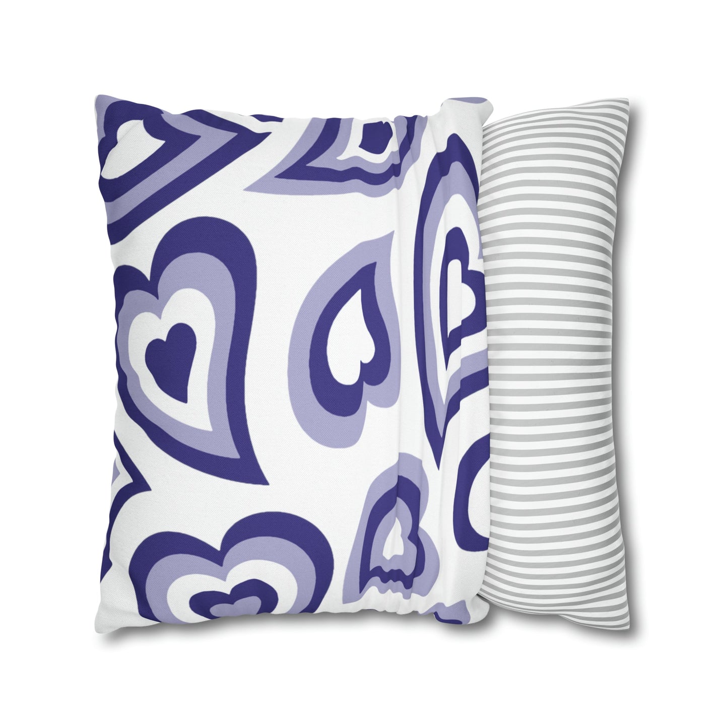 Retro Heart Pillow - Purple & White, Heart Pillow, Hearts, Valentine's Day, Northwestern, Bed Party Pillow, Sleepaway Camp Pillow, Camp