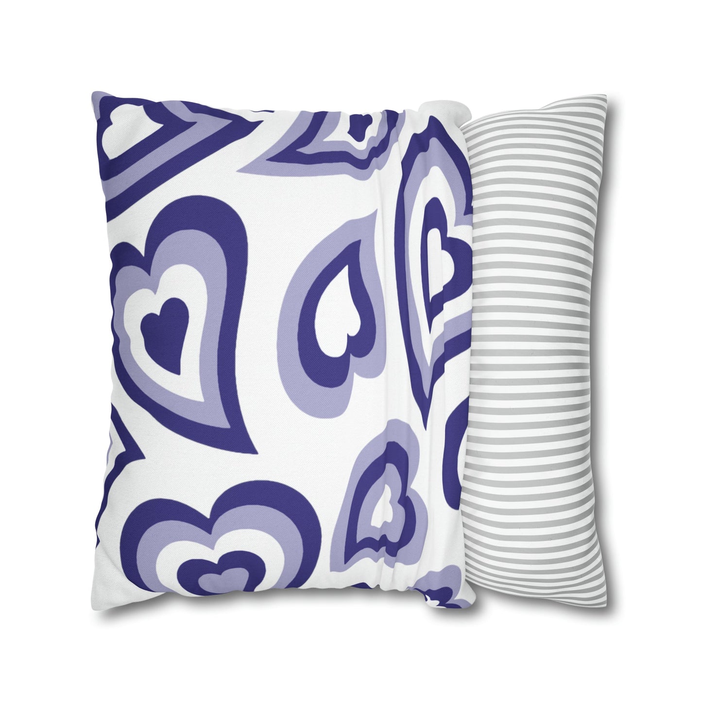 Retro Heart Pillow - Purple & White, Heart Pillow, Hearts, Valentine's Day, Northwestern, Bed Party Pillow, Sleepaway Camp Pillow, Camp