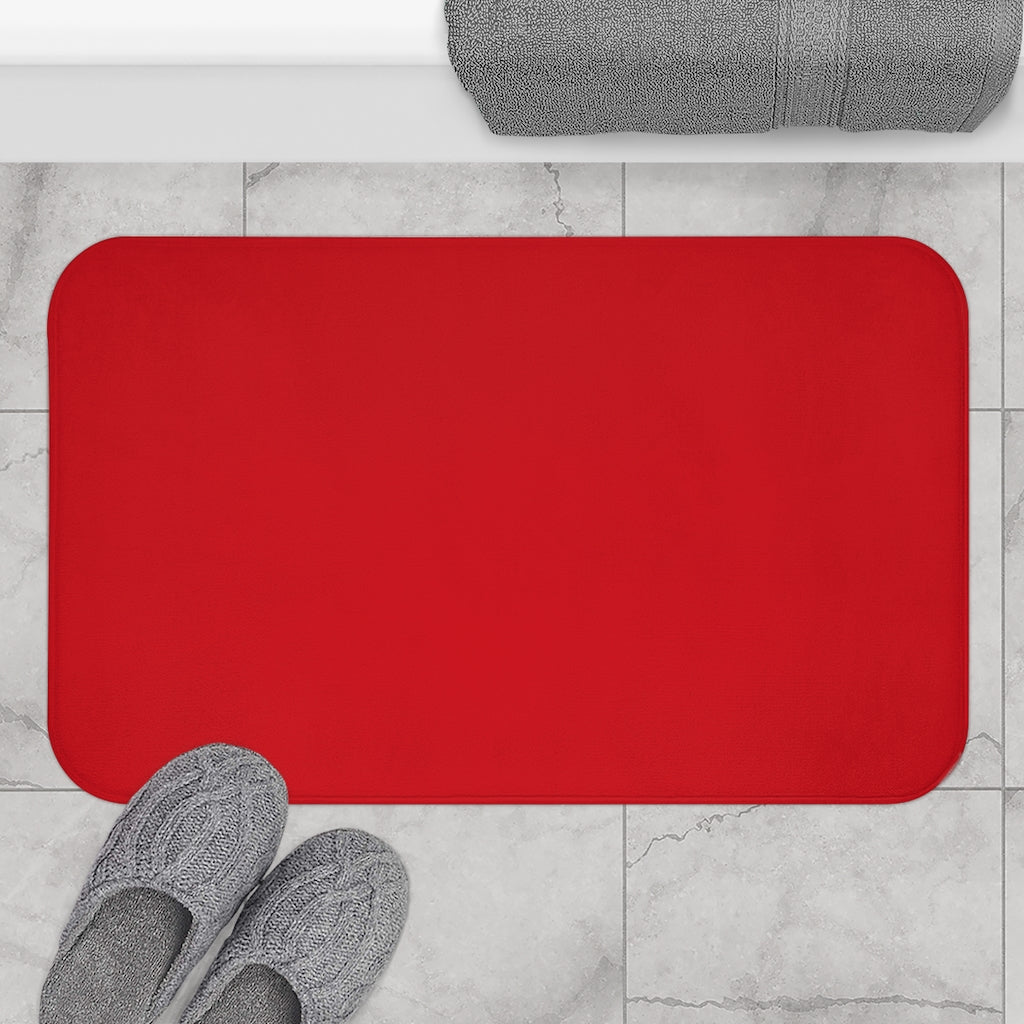 Ultrasoft Absorbent Red Foam Bath Mat