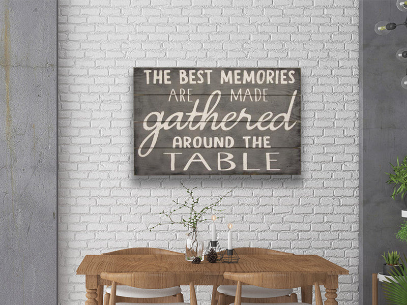 the best memories dining wall decor