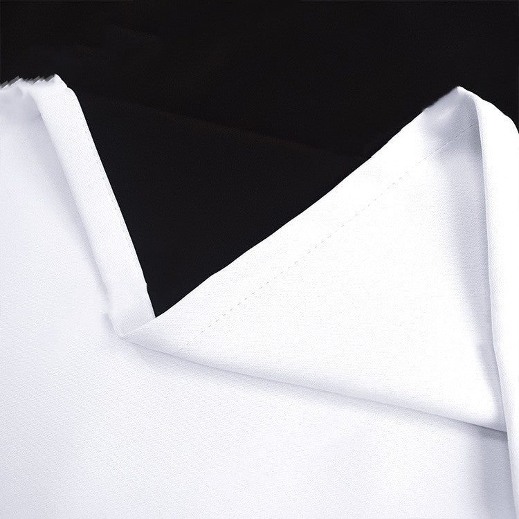 Full Blackout Curtain With Black Lining On The Back