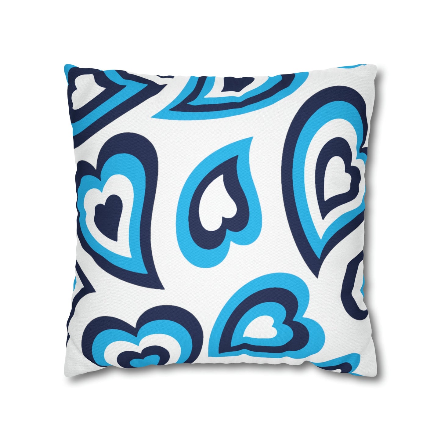 Retro Heart Pillow - Navy & Blue, Heart Pillow, Hearts, Valentine's Day, Villanova, Penn State, Playroom Decor, Bed Party Pillow,Dorm Pillow
