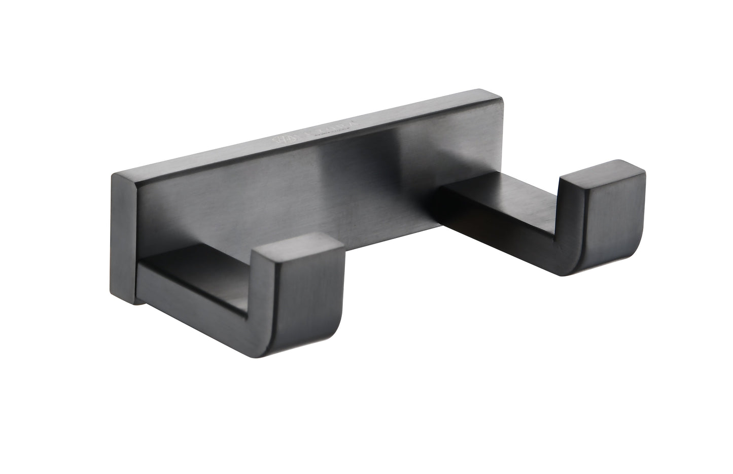 Bagno Bianca Stainless Steel Double Robe Hook - Gun Metal