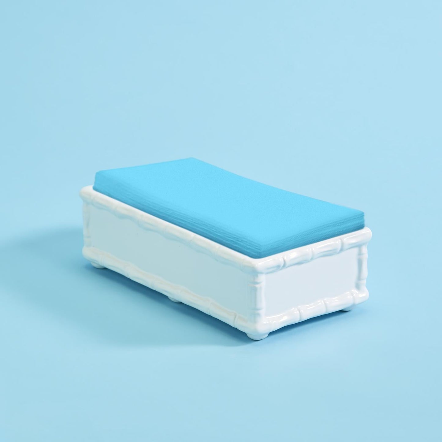 Bamboo Bath Towel Tray