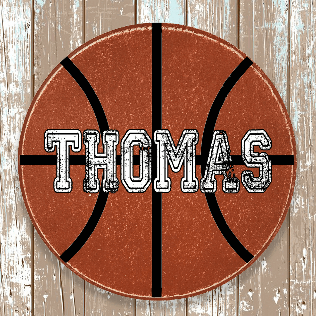 Personalized Basketball Wall Decor