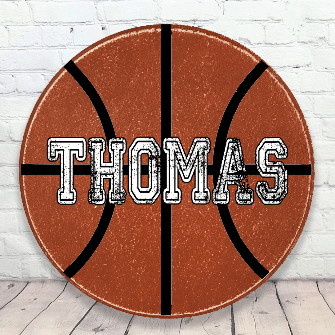 Personalized Basketball Wall Decor