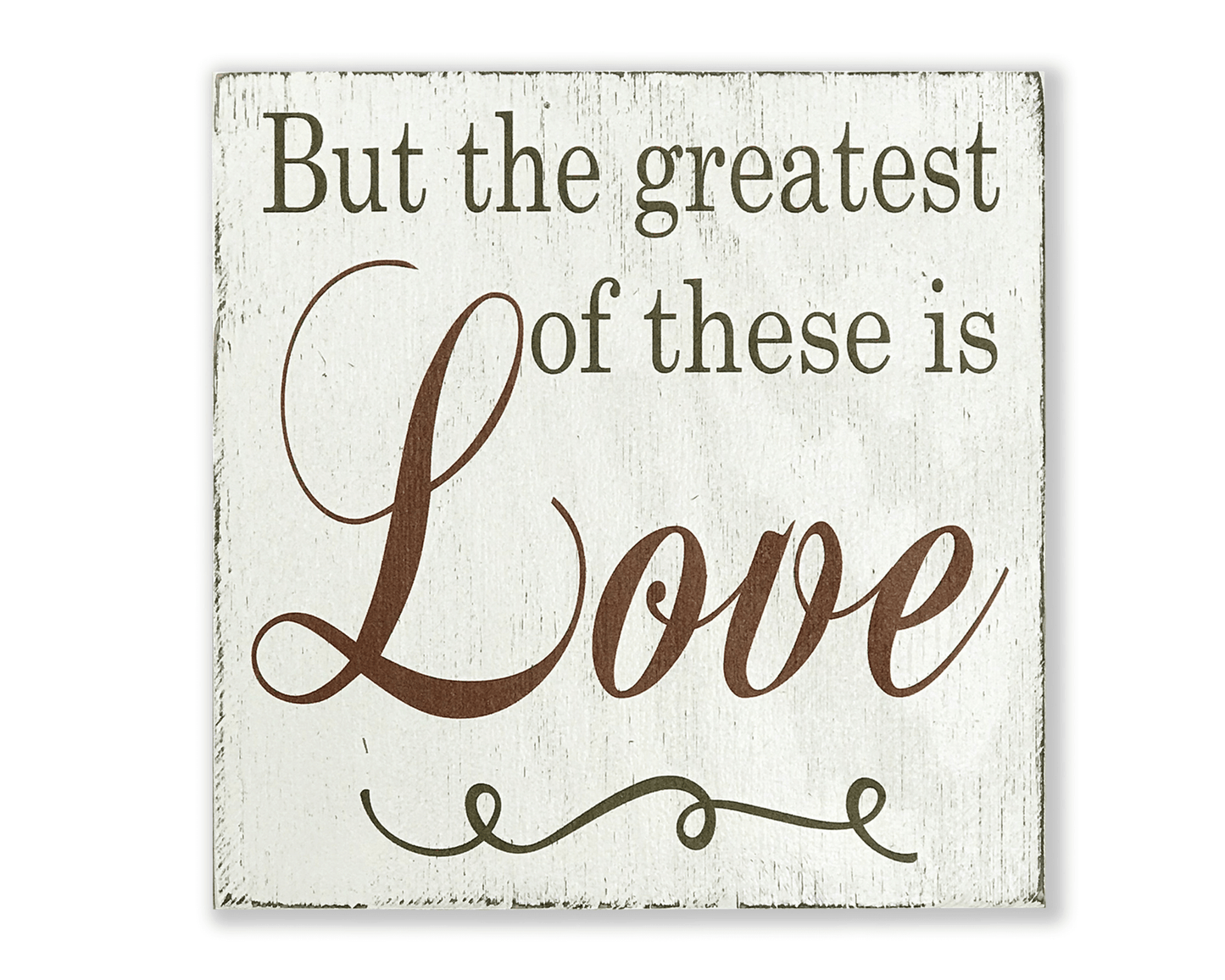 Faith Hope And Love Wood Sign Set Christian Wall Decor