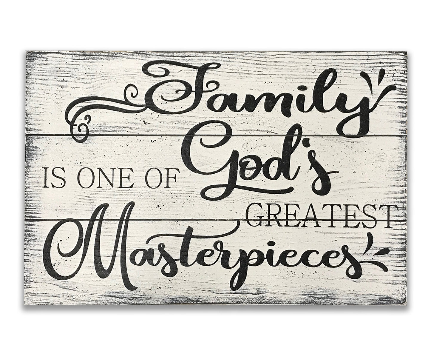 God's greatest masterpiece wall sign