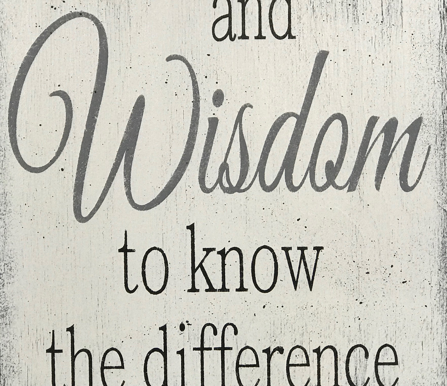 Serenity Prayer Wood Wall Sign Faith and Inspiration