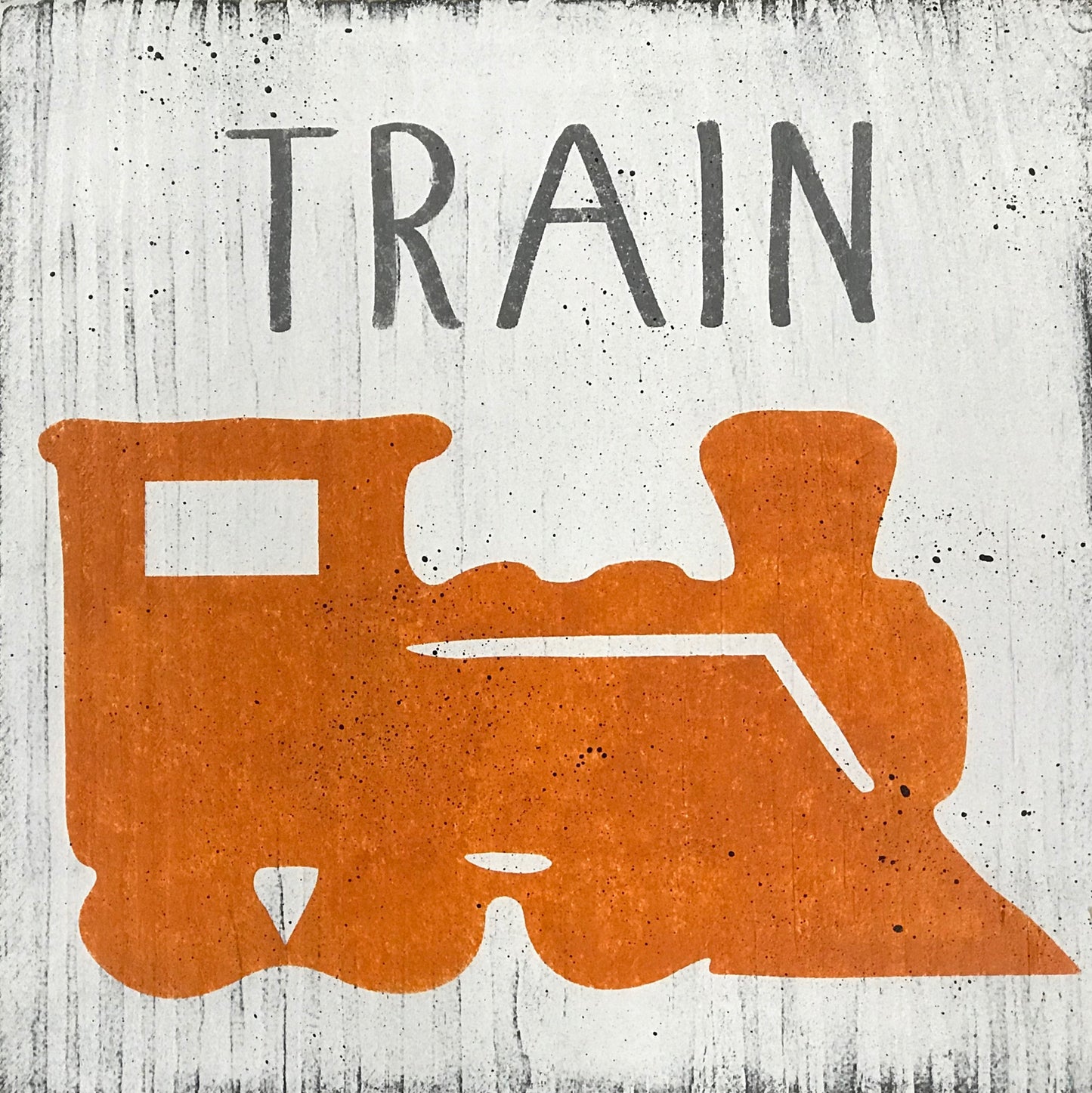 Plane Train Truck Wood Sign Set Boys Wall Decor