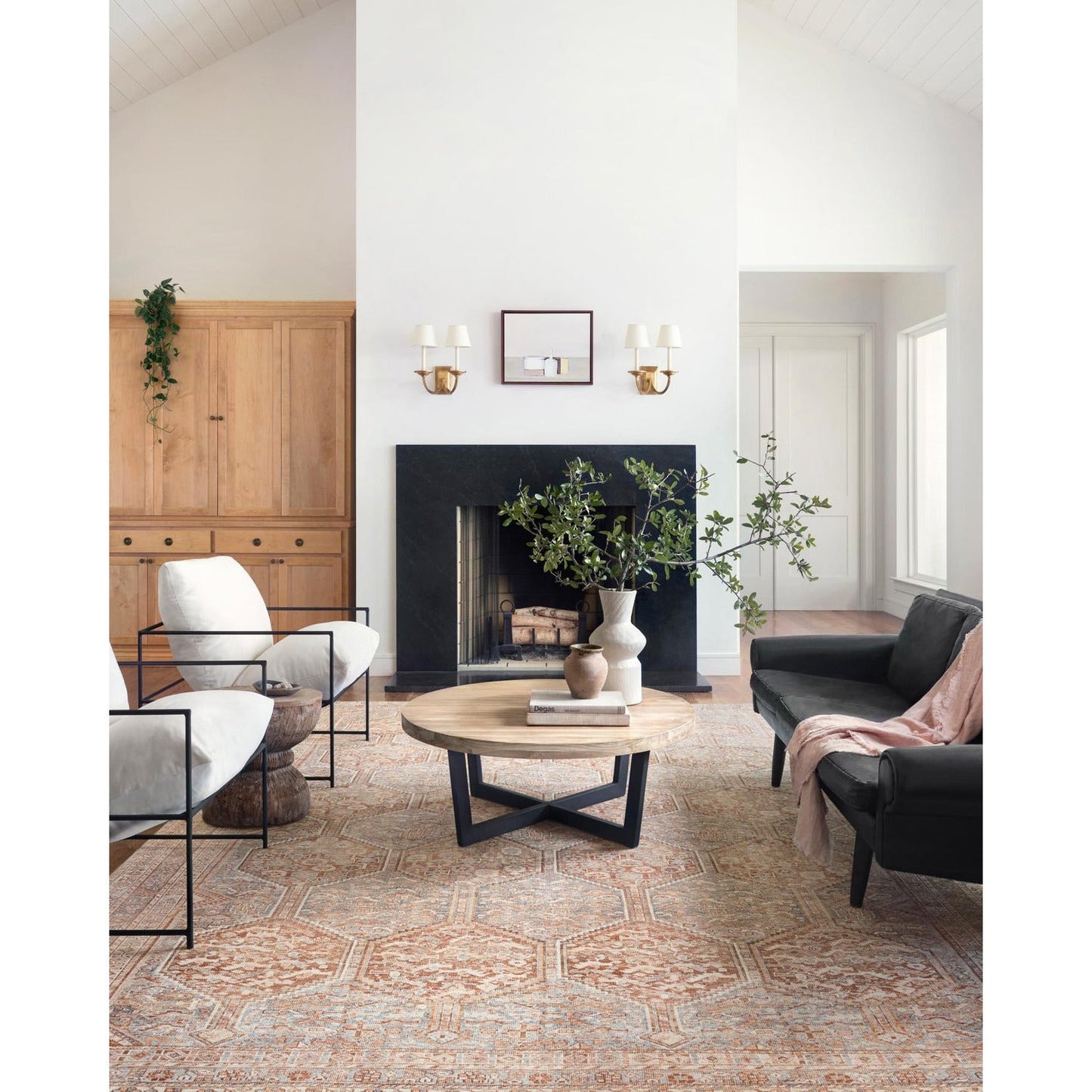 Chris Loves Julia Jules Tangerine/Mist Rug