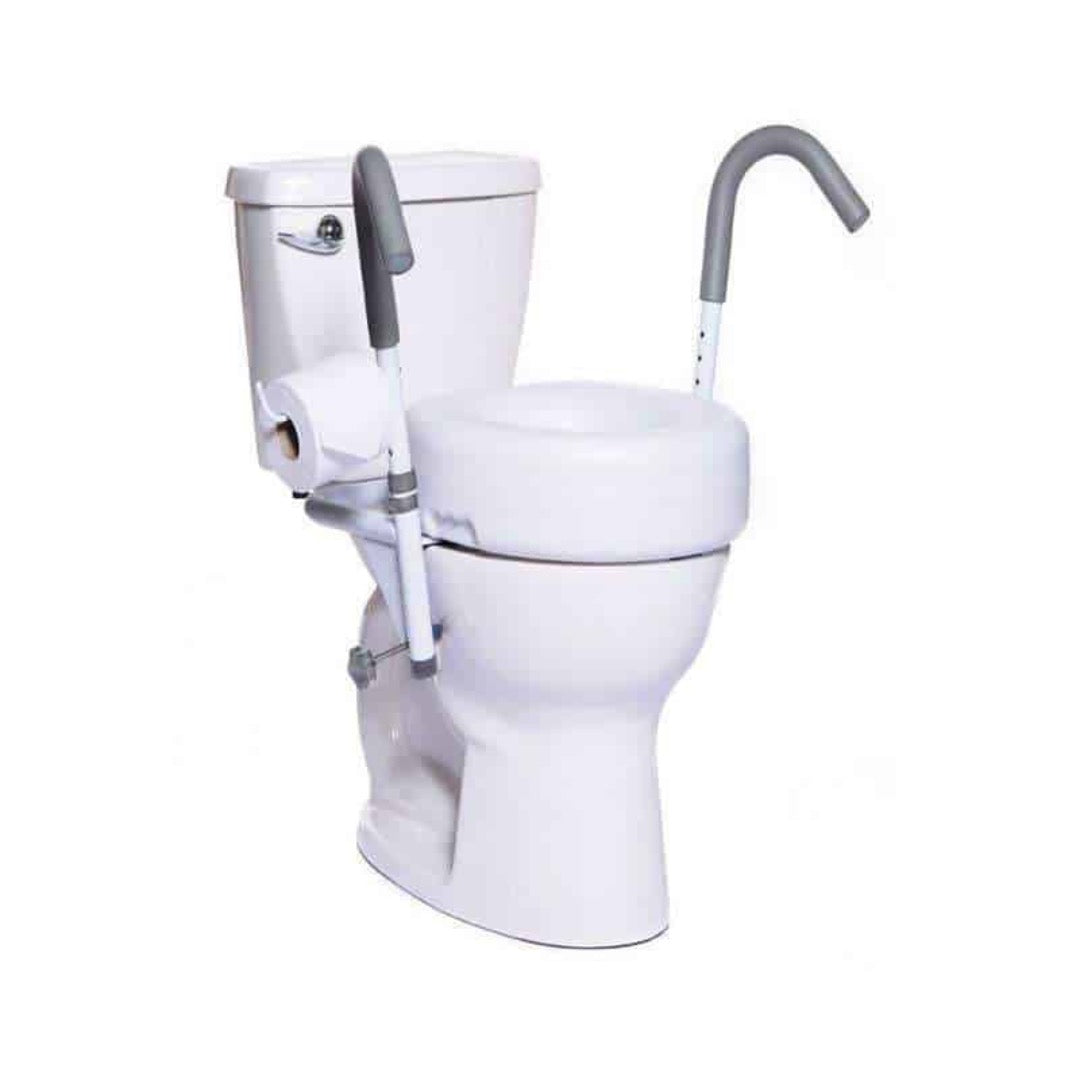 MOBB Healthcare Ultimate 5" Raised Toilet Seat and Safety Frame Combo Package