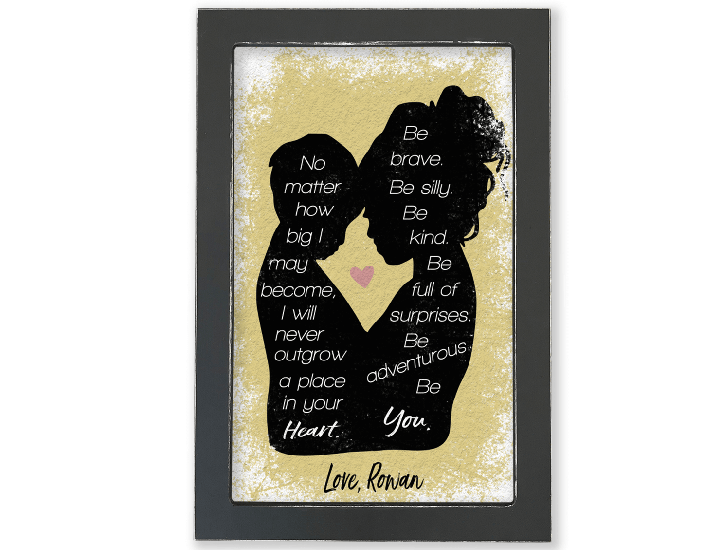 Mother Son Watercolor Print