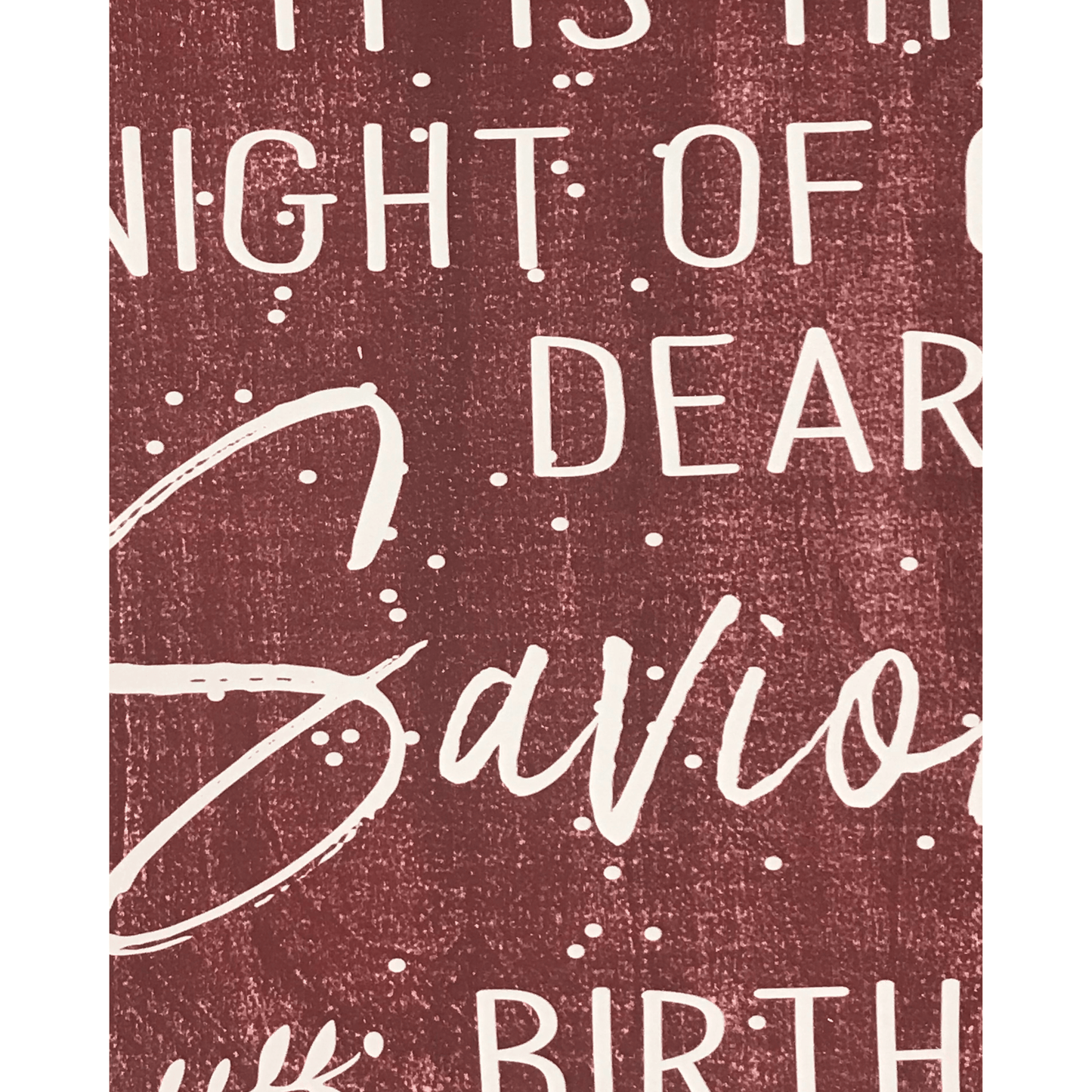 Oh Holy Night 3 pc wall sign set
