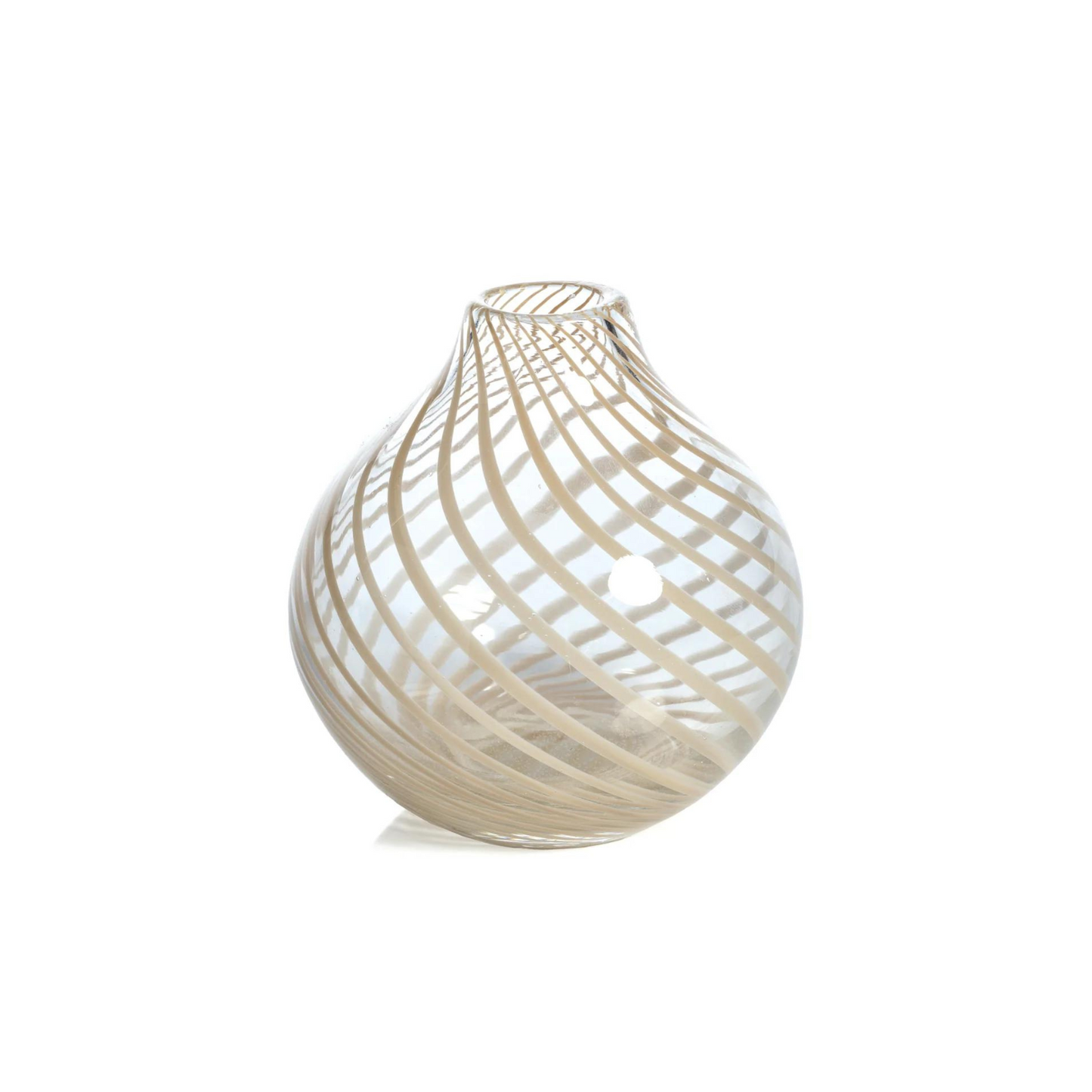 Swirl Glass Bud Vases