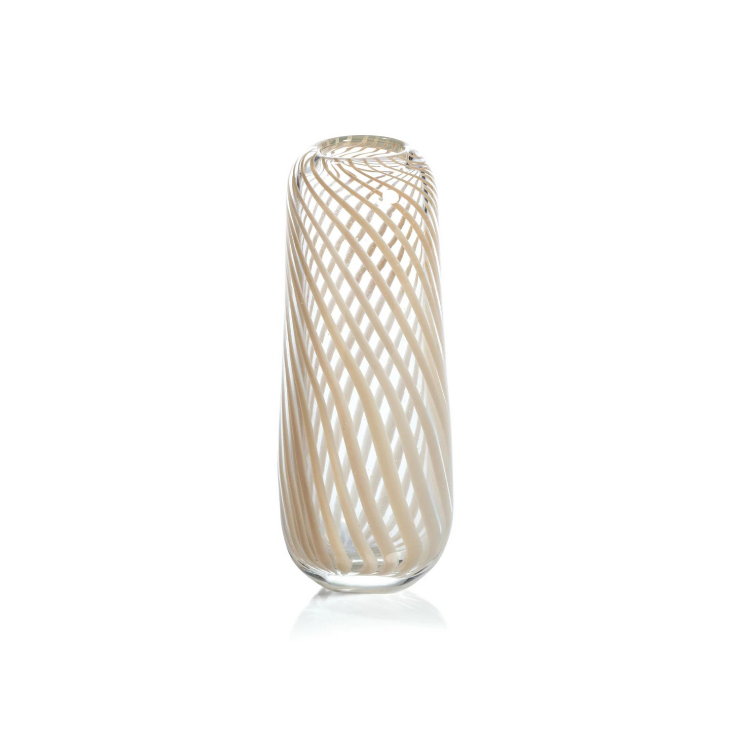 Swirl Glass Bud Vases