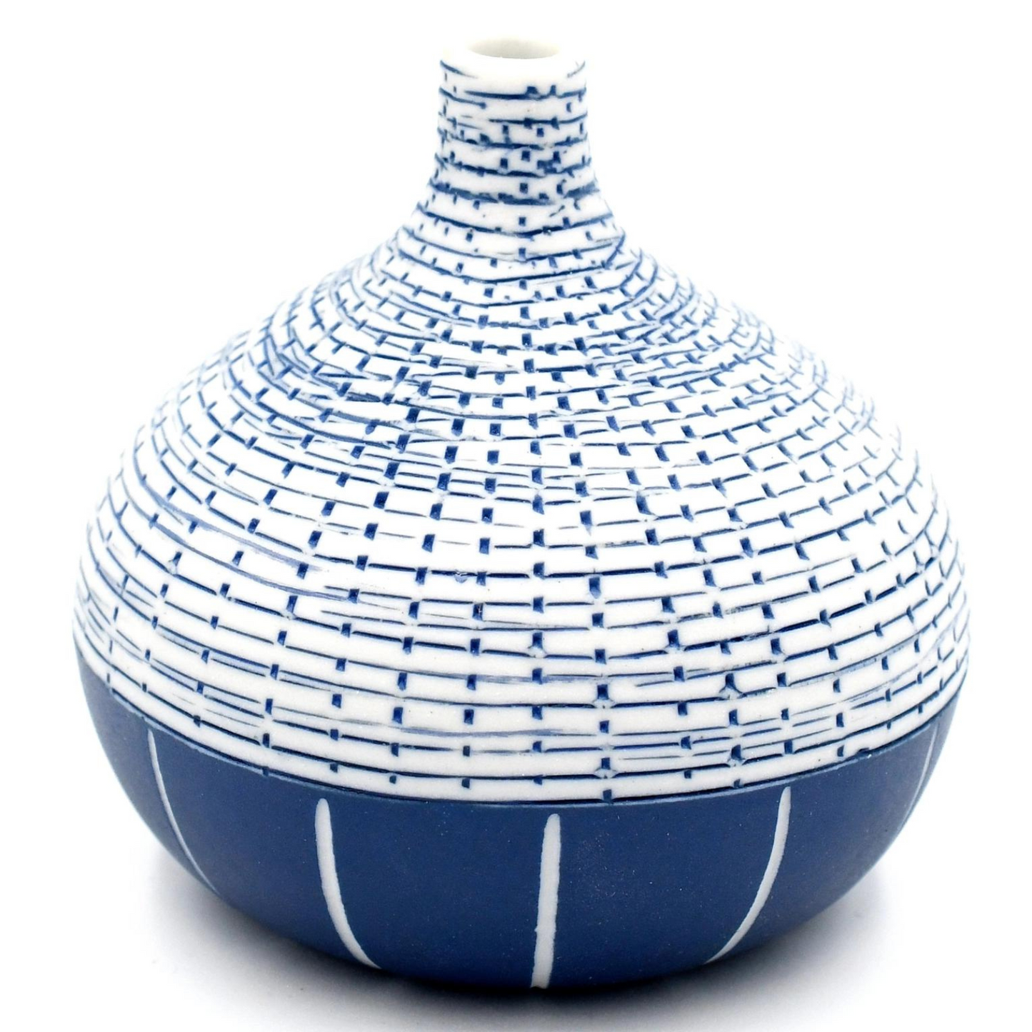Tiny Blue Congo Vase