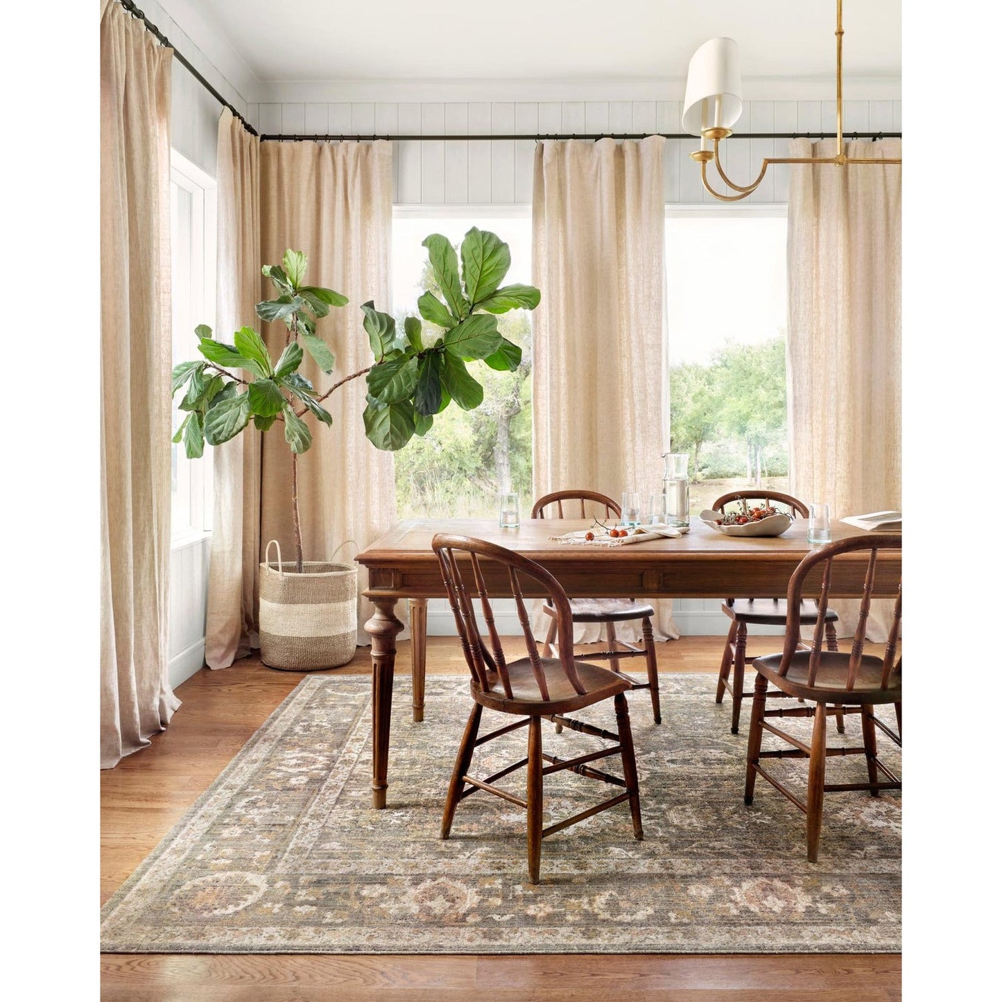 Chris Loves Julia Rosemarie Sage/Blush Rug
