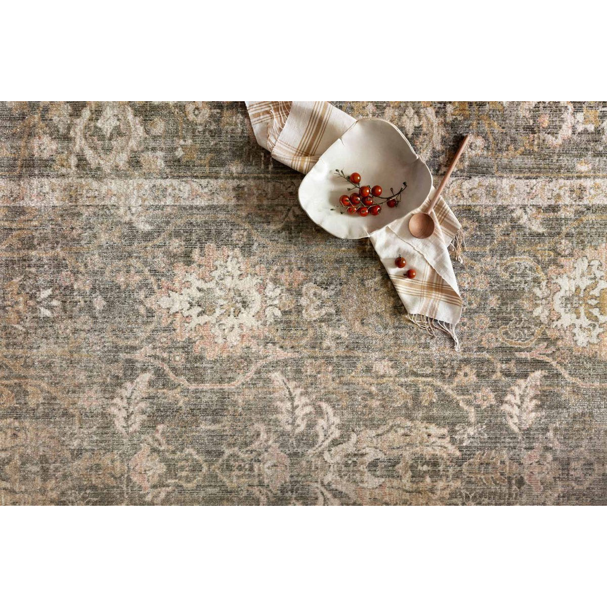 Chris Loves Julia Rosemarie Sage/Blush Rug