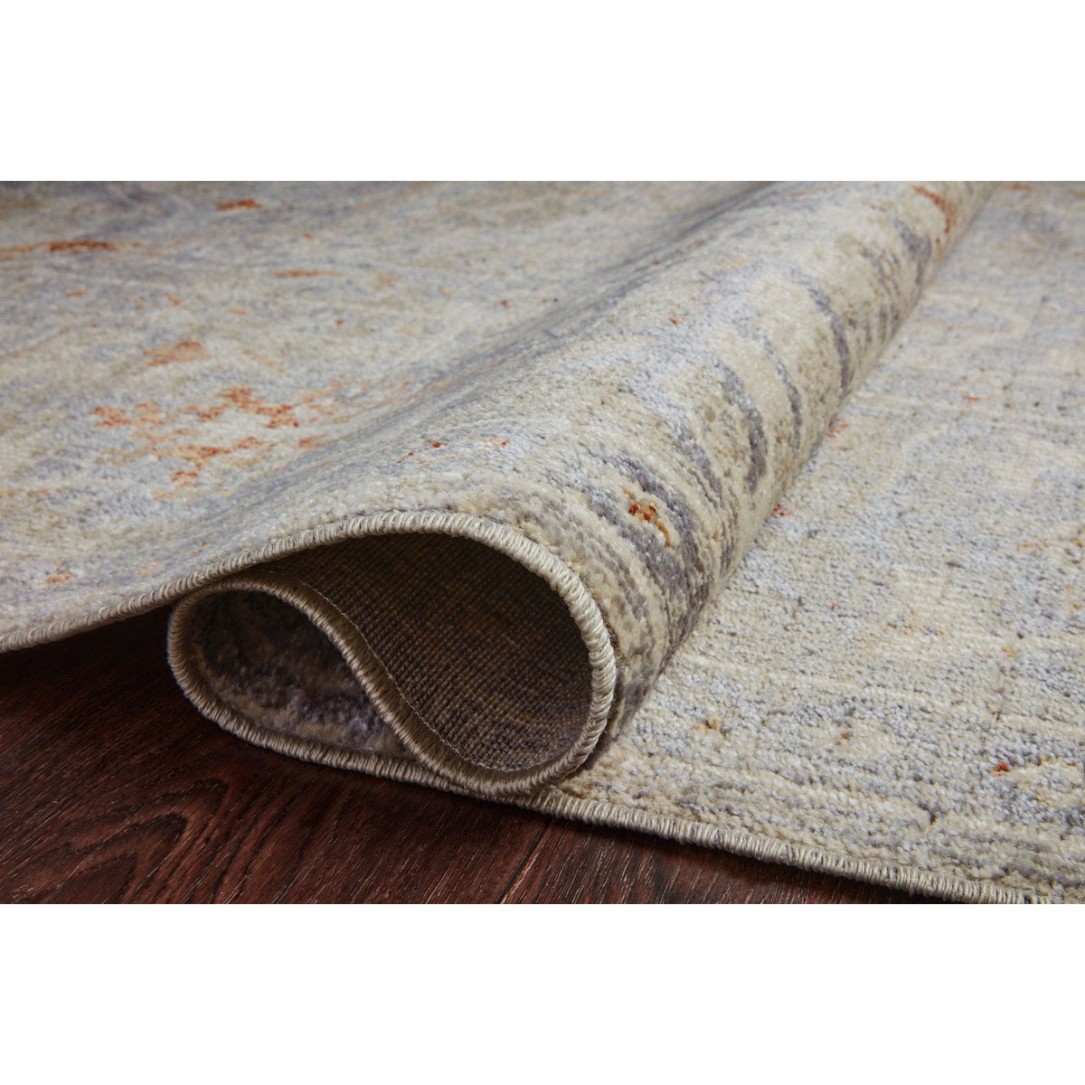 Chris Loves Julia Rosemarie Oatmeal/Lavender Rug