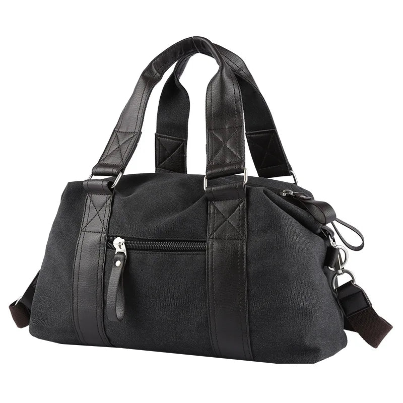 Casual Canvas Travel Shoulder Bag - Retro canvas handbag for men's travel shoulder bag, large luggage bag, casual crossbody bag ShopOnlyDeal