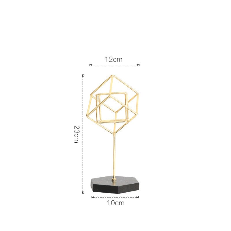 Nordic Creative Golden Ginkgo Leaf Ornaments - Modern Crafts for Living Room Decor and Home Decoration