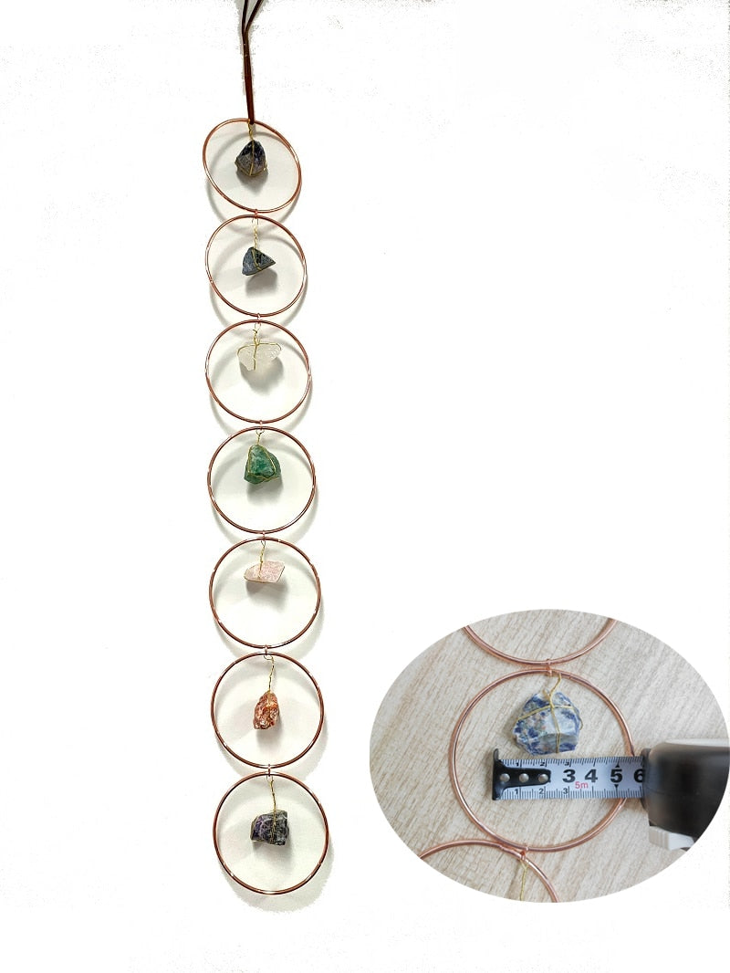 Crystal 7 Chakra Gemstone Wall Room Décor