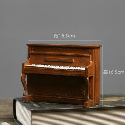 Rock Band Art Statue: Resin Character Model for Creative Home Decor and Craft Supplies