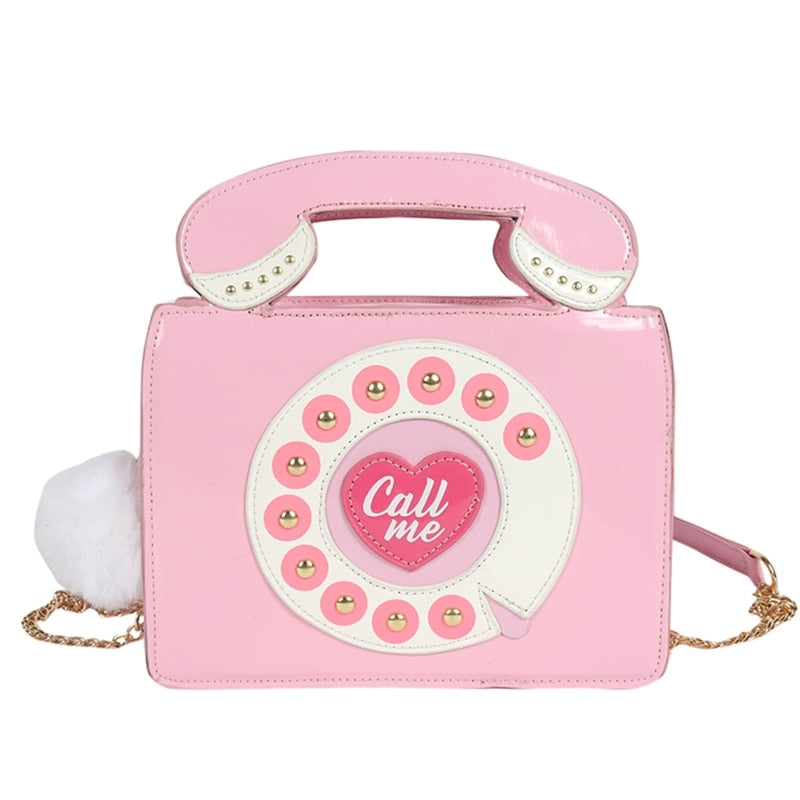 Telephone Shape Crossbody Bag