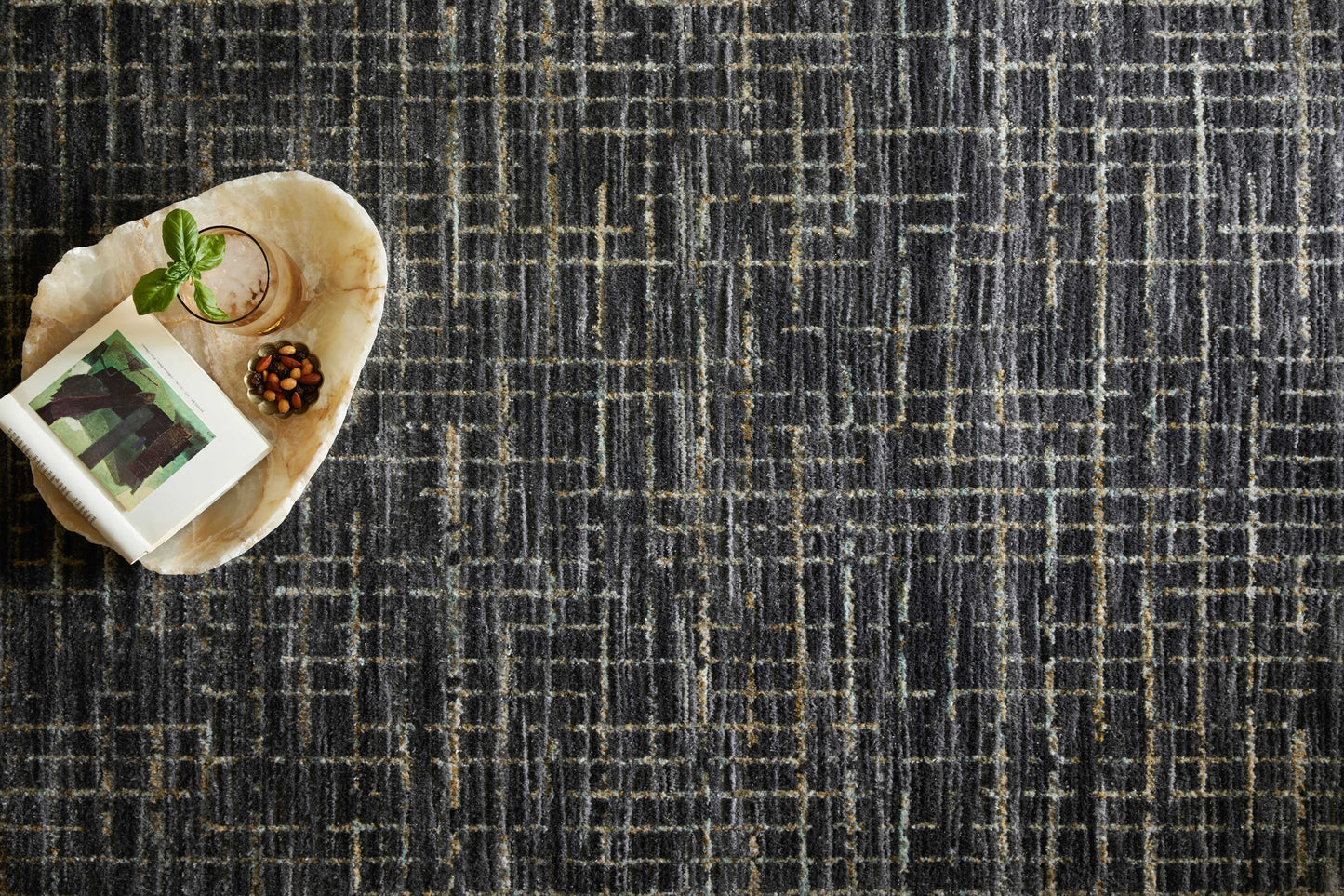 Soho Rug- Onyx / Silver