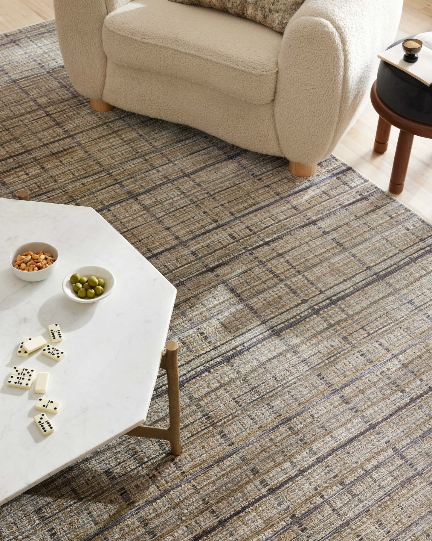 Soho Rug- Pebble / Charcoal