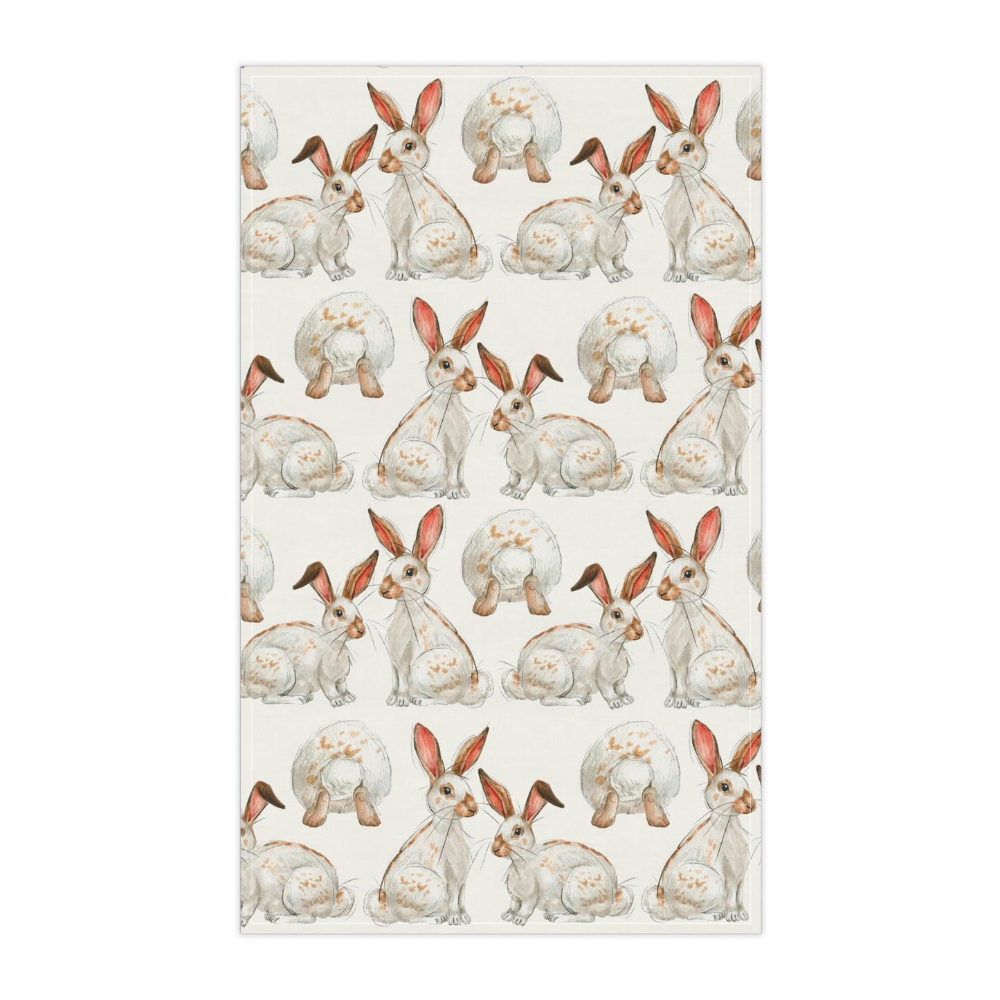 Bunny Love Kitchen Towel