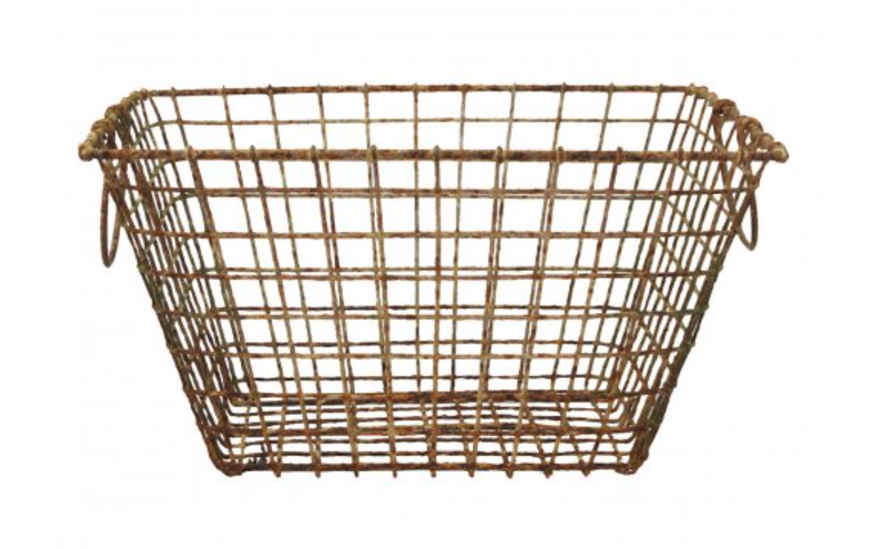 Vintage Belgian Mussel Basket