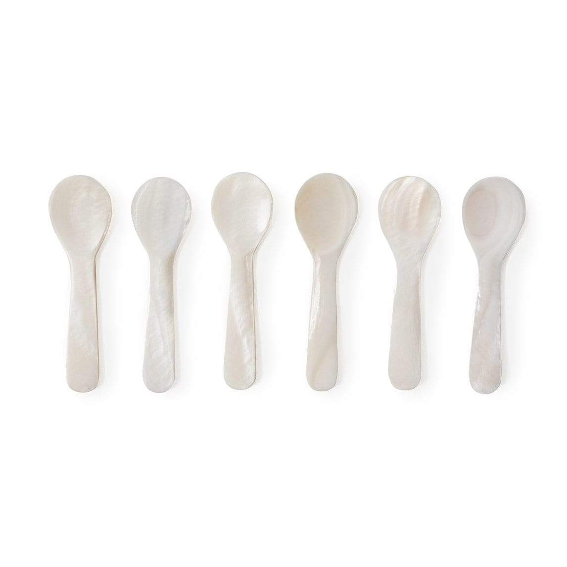 Blue Pheasant Cora Shell Mini Spoons (Set of 6)