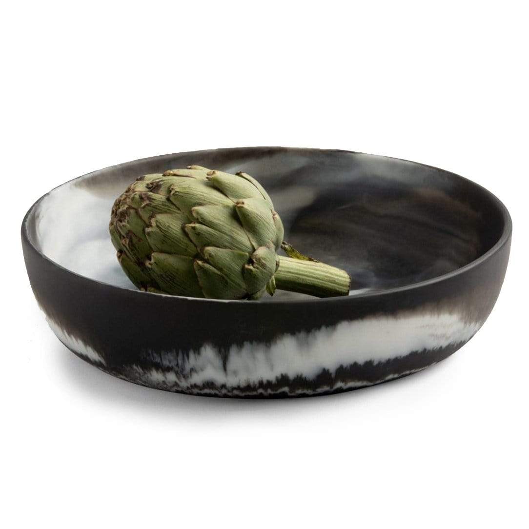Blue Pheasant Hugo Bowls Pillow & Decor blue-pheasant-SERHUGO-BLK-LGB