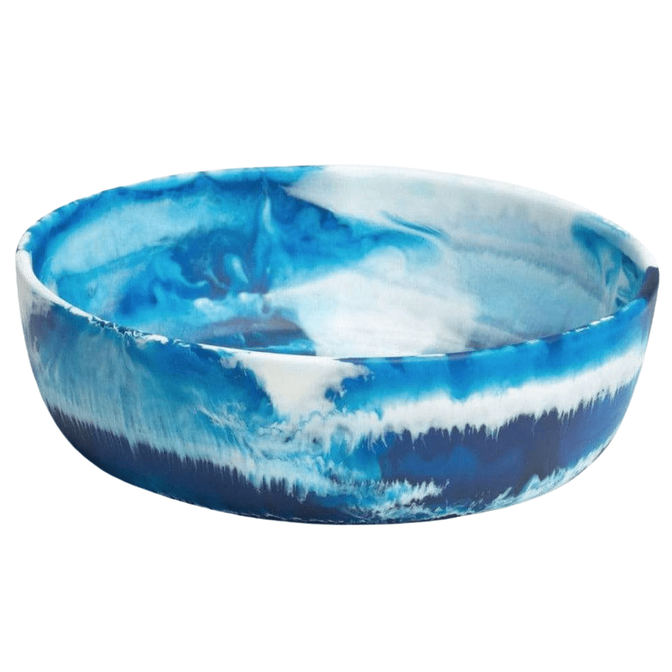 Blue Pheasant Hugo Bowls Pillow & Decor blue-pheasant-SERHUGO-BLU-SMB