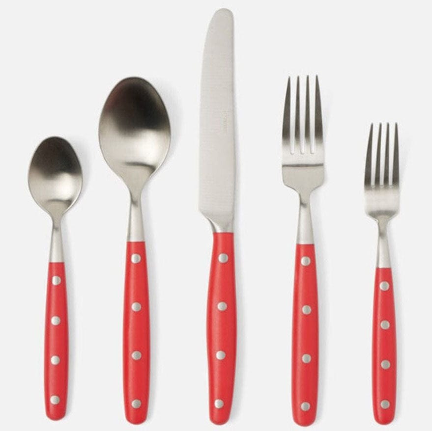Blue Pheasant Jones Flatware Set - 5 Piece Set Pillow & Decor blue-pheasant-BP003266
