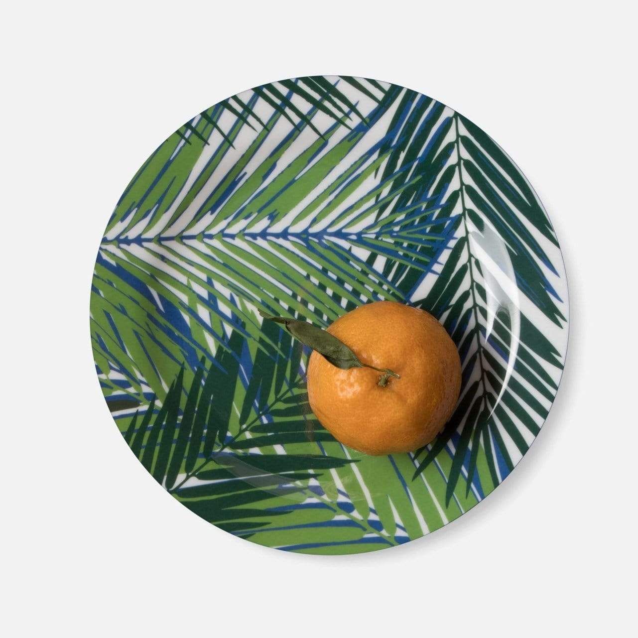 Blue Pheasant Kinsey Palm Leaf Dinnerware Set Decor