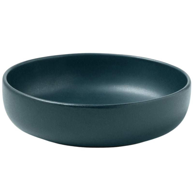 Blue Pheasant Marcus Round Serving Bowl (Pack of 2) - Midnight Teal Pillow & Decor blue-pheasant-BP003346