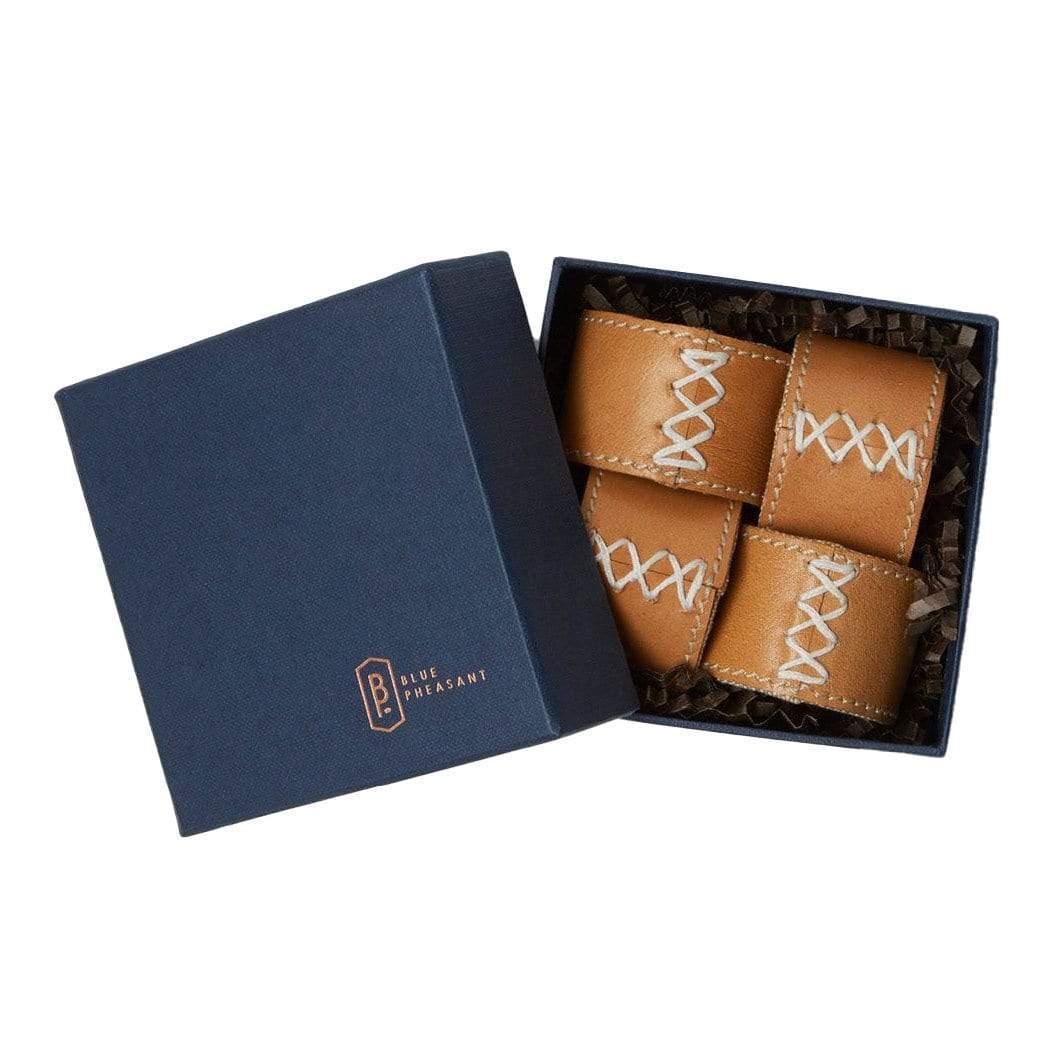 Blue Pheasant Morgan Napkin Ring (Set of 4) Pillow & Decor blue-pheasant-BP000919