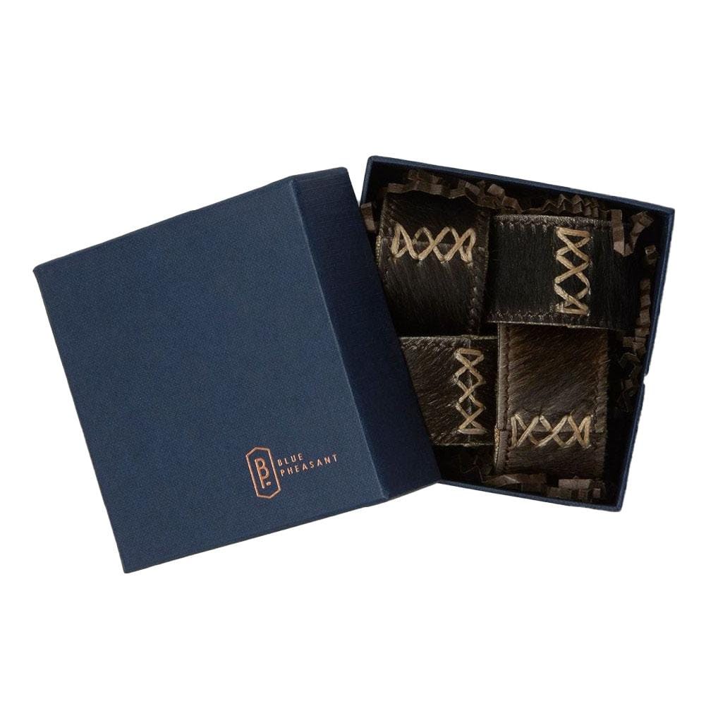 Blue Pheasant Morgan Napkin Ring (Set of 4) Pillow & Decor blue-pheasant-BP000926