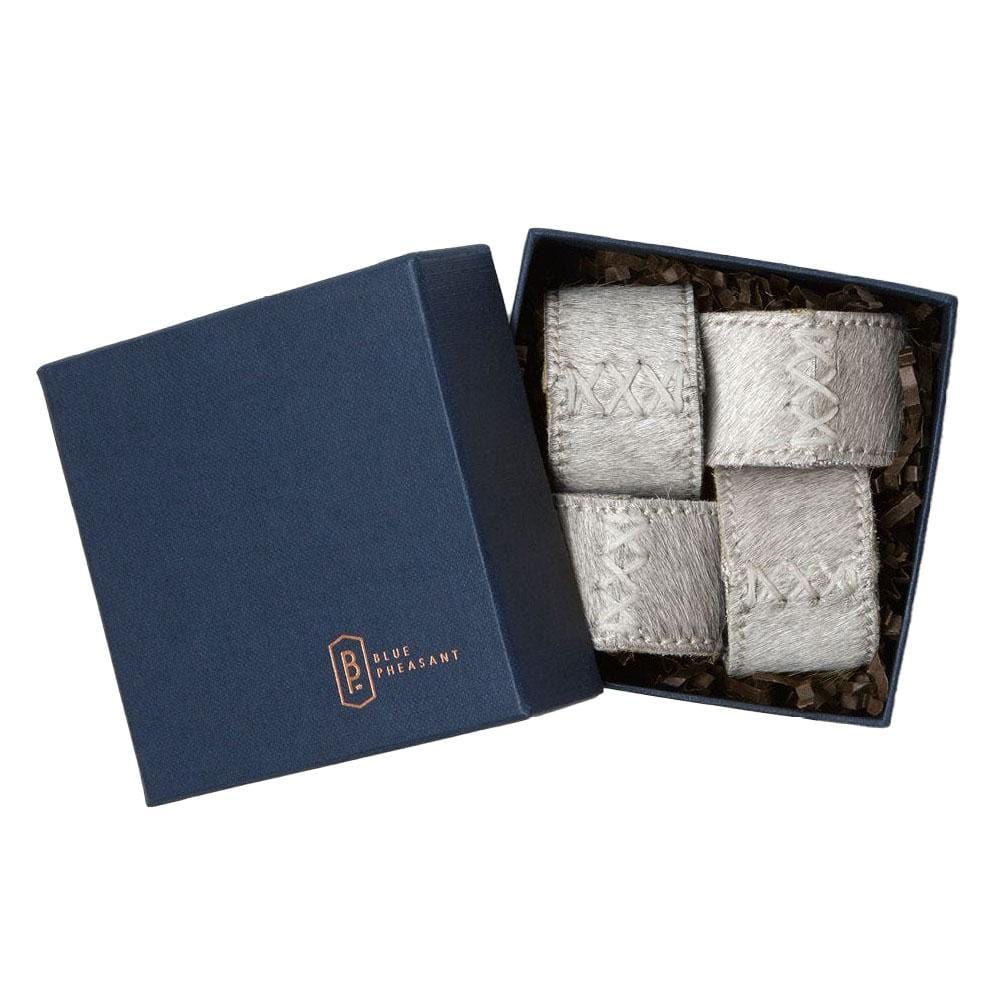 Blue Pheasant Morgan Napkin Ring (Set of 4) Pillow & Decor Blue-Pheasant-BP000927