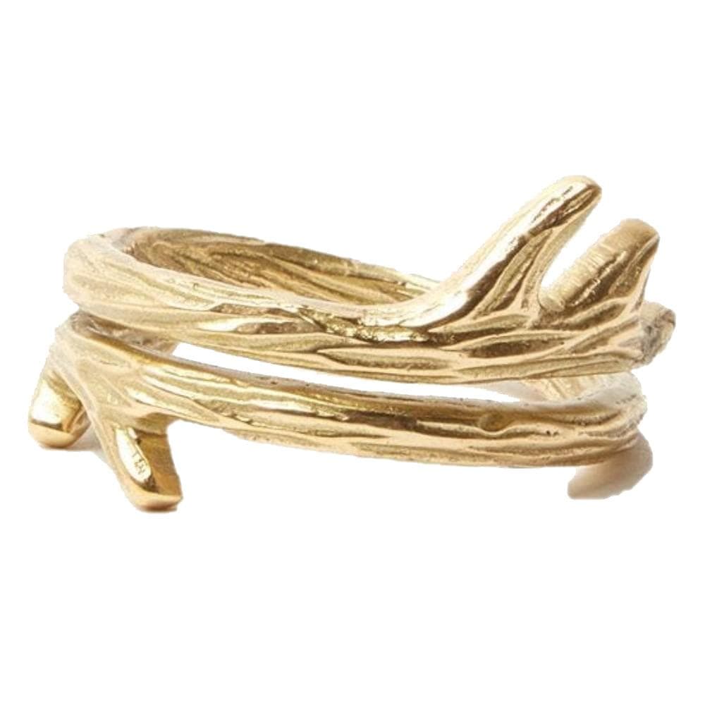 Blue Pheasant Tara Gold Napkins Rings