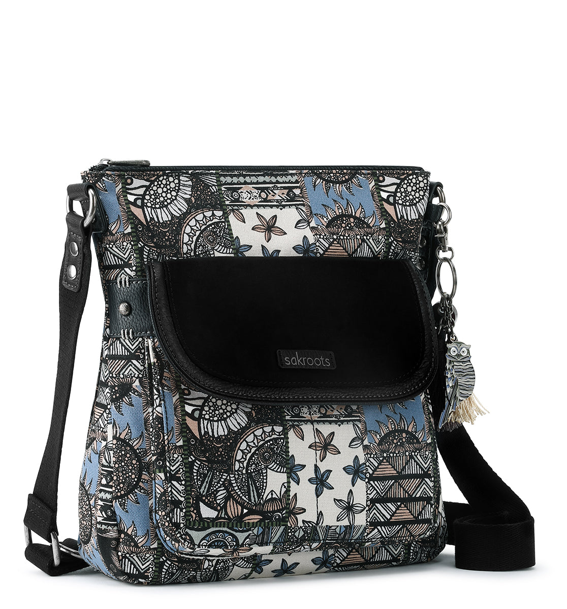 Sakroots Artist Circle Flap Cross-Body Bag