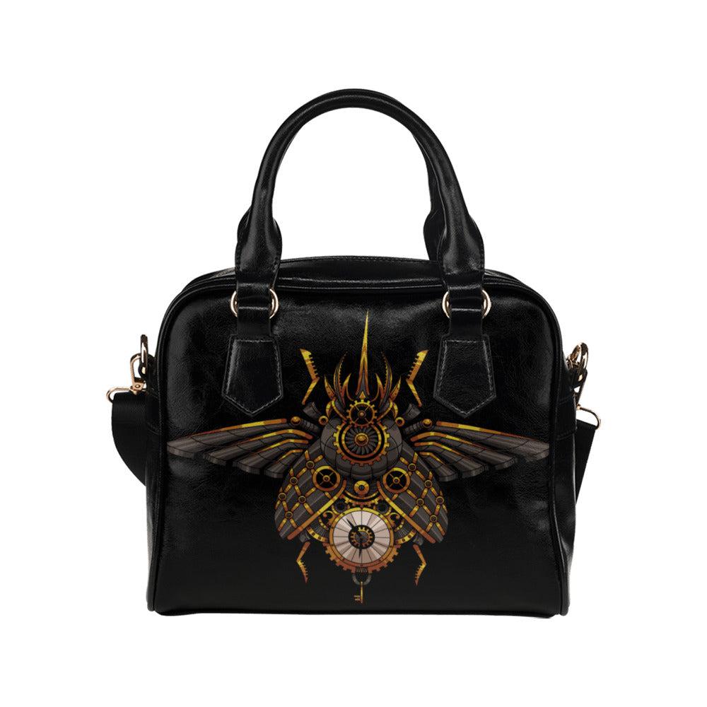 Steampunk beetle bowler bag Kawaii goth Shoulder Handbag