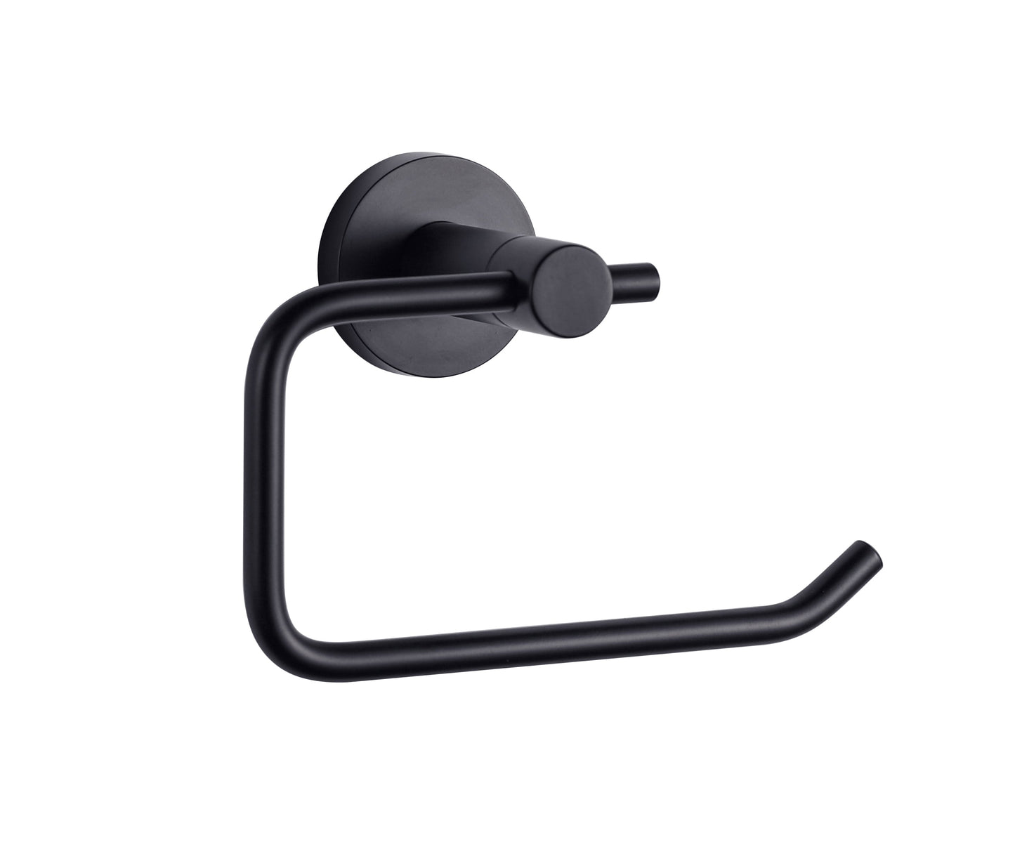 Bagno Nera Stainless Steel Toilet Paper Holder - Matte Black